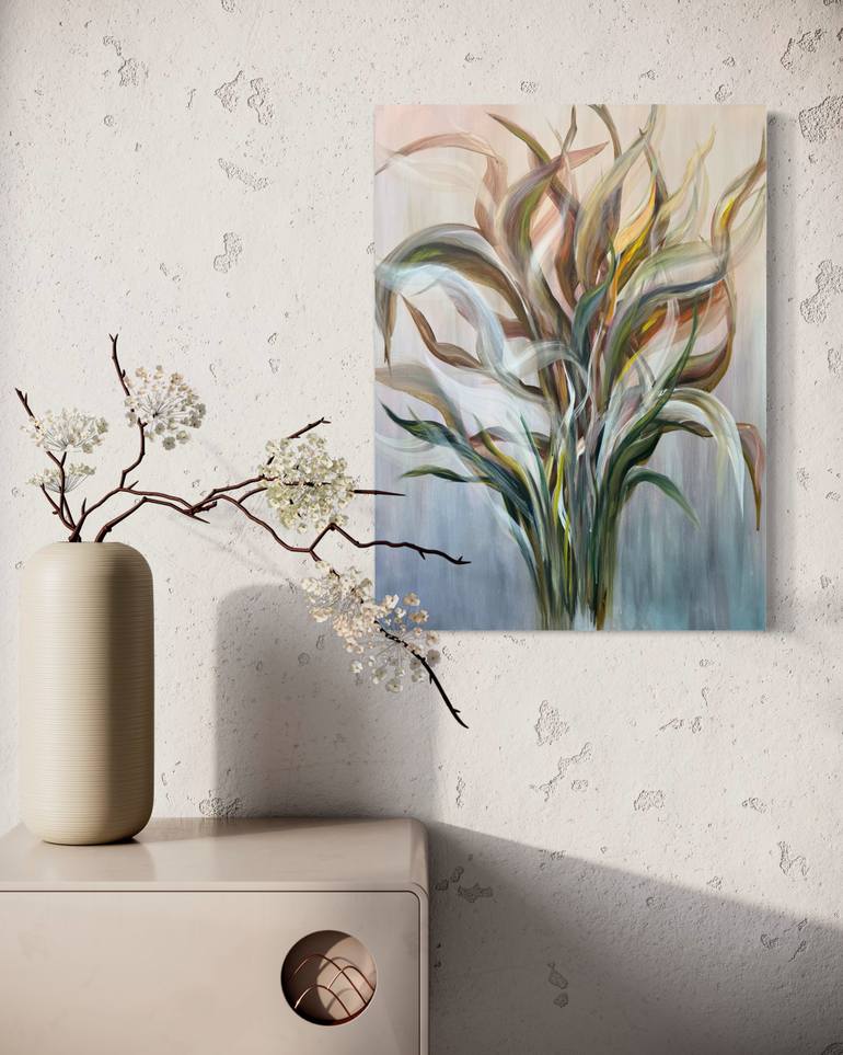 Original Impressionism Floral Painting by Tanja Frost