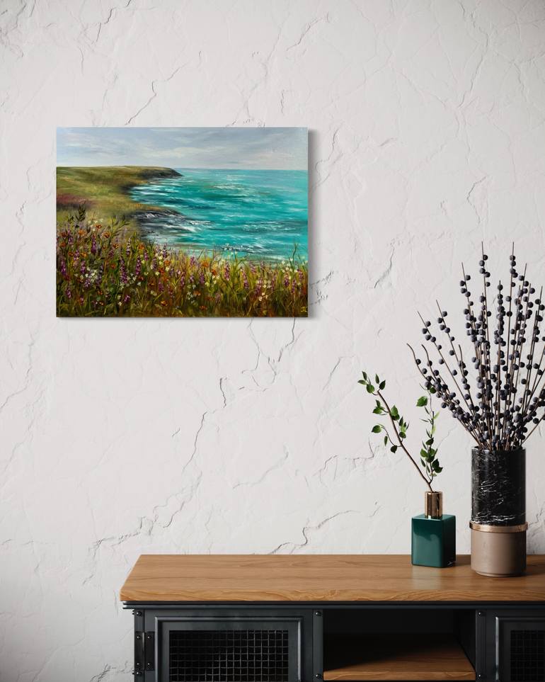 Original Impressionism Landscape Painting by Tanja Frost