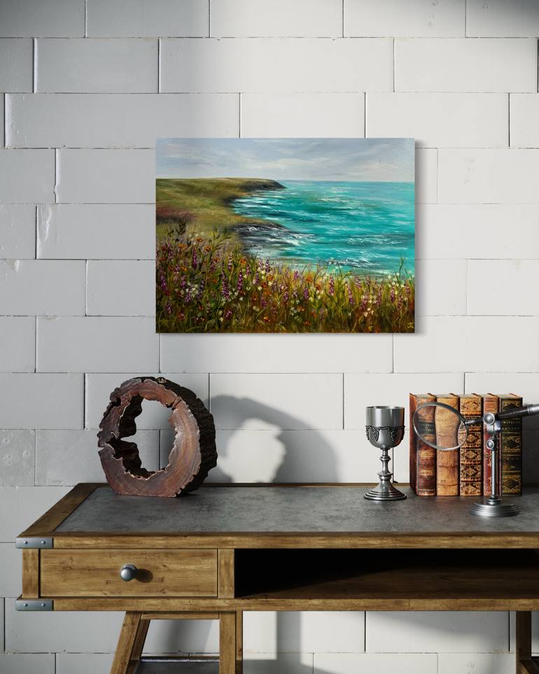 Original Impressionism Landscape Painting by Tanja Frost