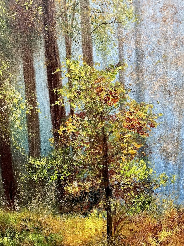 Original Impressionism Tree Painting by Tanja Frost