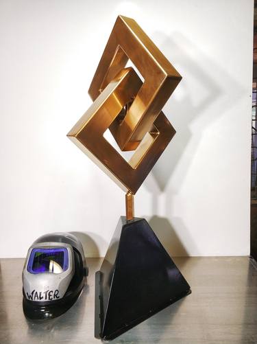 Dynamic expansion Sculpture Original Abstract Sculpture thumb