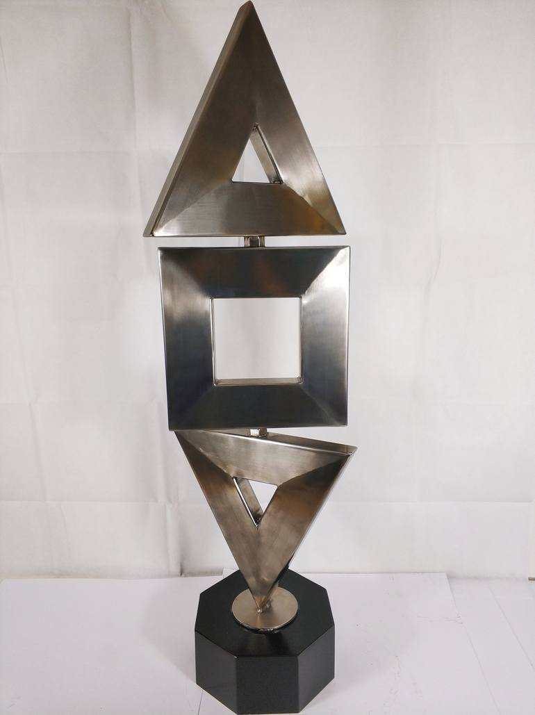 Original Abstract Interiors Sculpture by Walter Chaupin