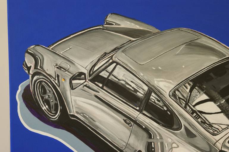 Original Art Deco Automobile Painting by manfred PAAR