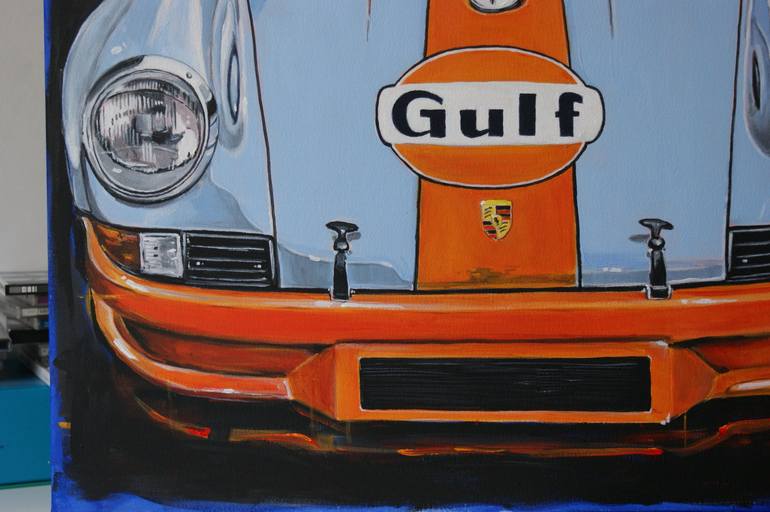 Original Automobile Painting by manfred PAAR
