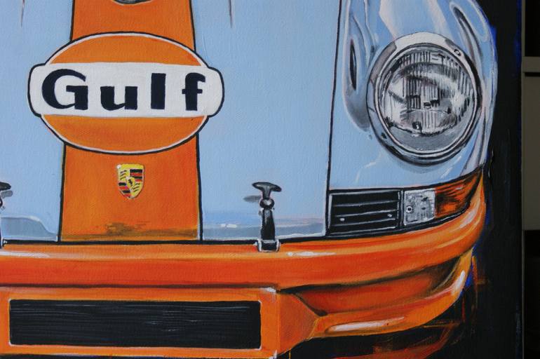 Original Automobile Painting by manfred PAAR