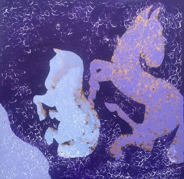 Print of Figurative Horse Paintings by Tanja Gammeljord