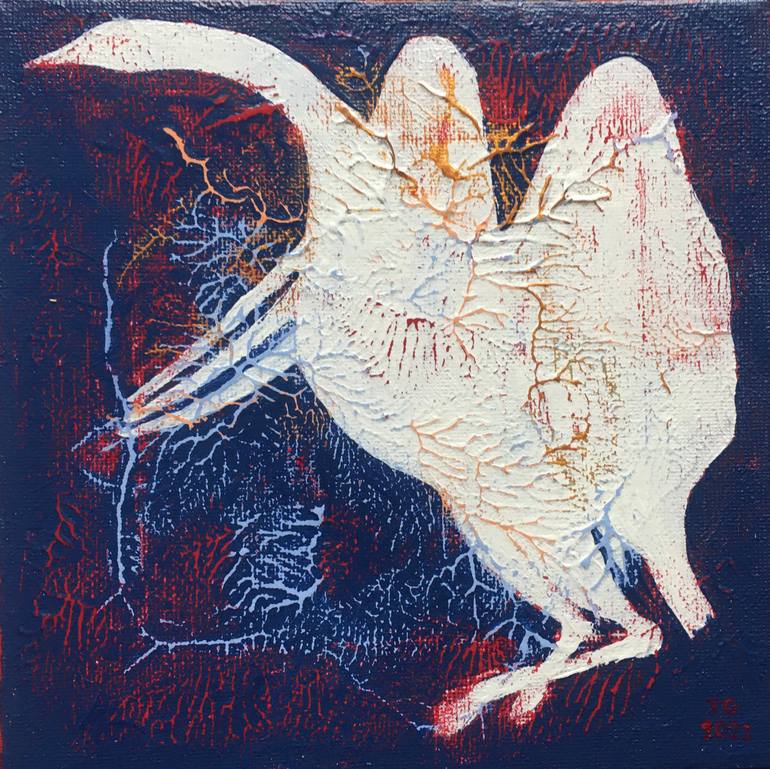 Original Abstract Nature Painting by Tanja Gammeljord