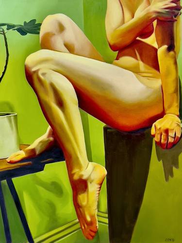 Original Figurative Nude Paintings by Wes Coke