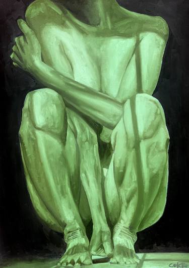 Original Nude Painting by Wes Coke