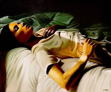 Original Figurative Women Paintings by Wes Coke