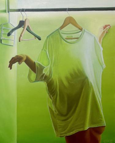 Original Contemporary Women Painting by Wes Coke