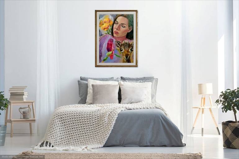 Original Figurative Women Painting by Oriental Empyrean  - The Art Gallery