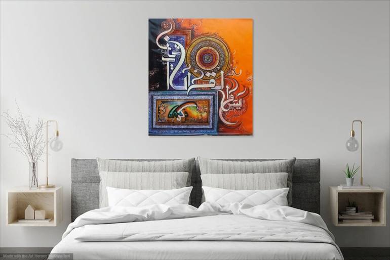 Original Realism Calligraphy Painting by Oriental Empyrean  - The Art Gallery