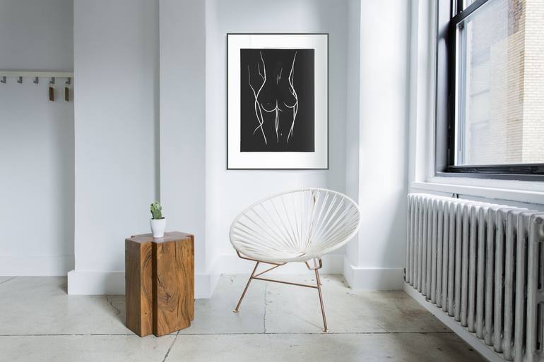 Original Abstract Body Printmaking by Magdalena Piwko-Chudzik