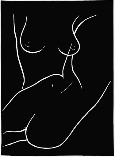 Original Black & White Erotic Printmaking by Magdalena Piwko-Chudzik