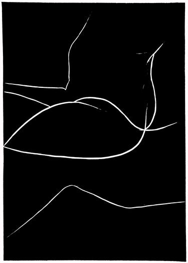Original Black & White Erotic Printmaking by Magdalena Piwko-Chudzik