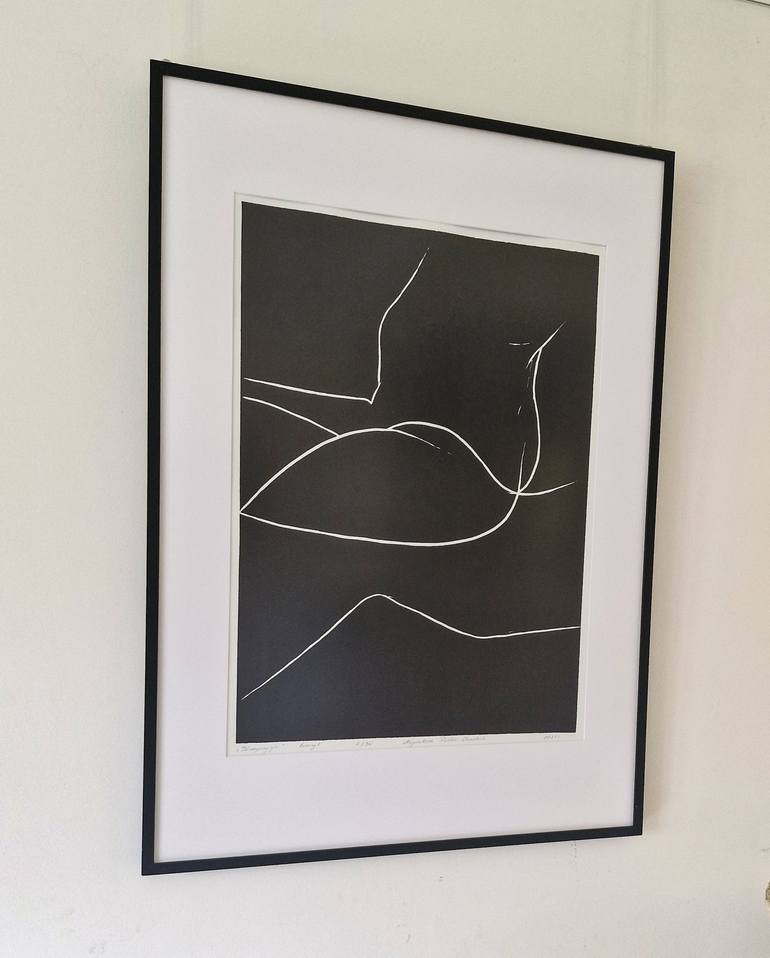 Original Black & White Erotic Printmaking by Magdalena Piwko-Chudzik