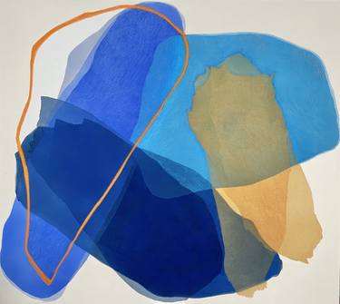Original Art Deco Abstract Paintings by Francesca Giacchetti