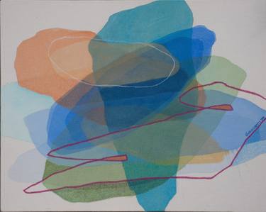 Original Art Deco Abstract Paintings by Francesca Giacchetti