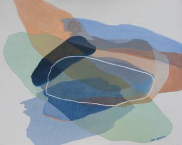 Original Art Deco Abstract Paintings by Francesca Giacchetti