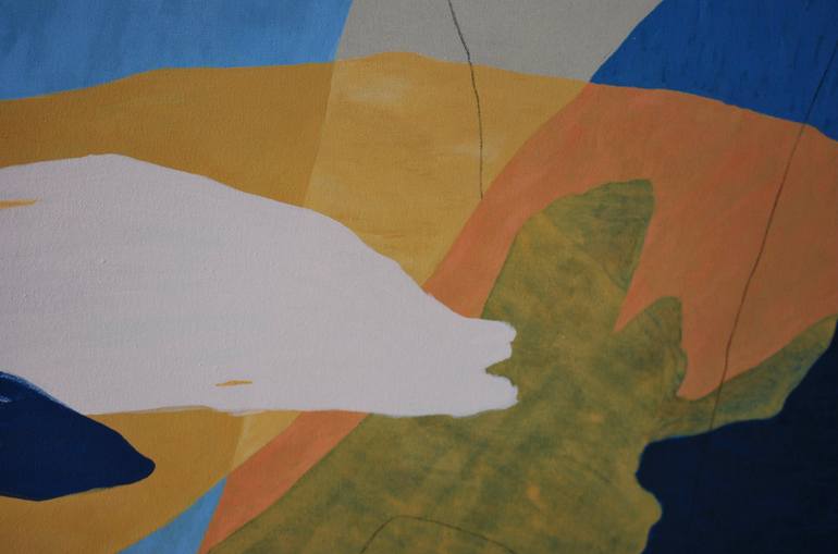 Original Art Deco Abstract Painting by Francesca Giacchetti