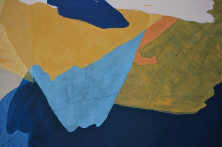 Original Art Deco Abstract Painting by Francesca Giacchetti