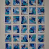 Blue grid by Francesca Giacchetti