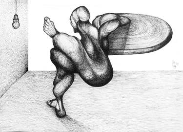 Original Nude Drawings by Red Tweny