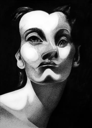 Print of Conceptual Portrait Drawings by Red Tweny
