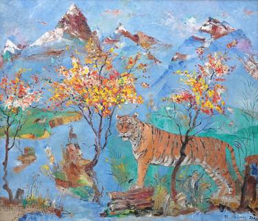 Print of Impressionism Animal Paintings by Lekim Ibragimov