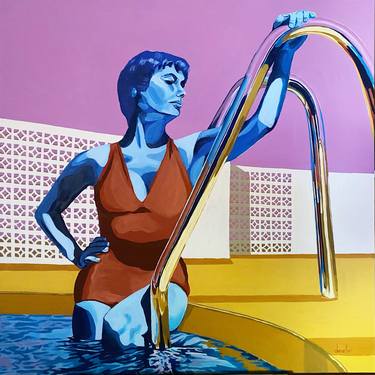 Original Art Deco Pop Culture/Celebrity Paintings by Danielle Russell