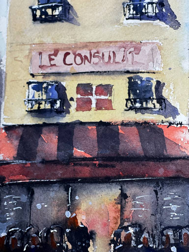 Original Impressionism Architecture Painting by Yan Burbano