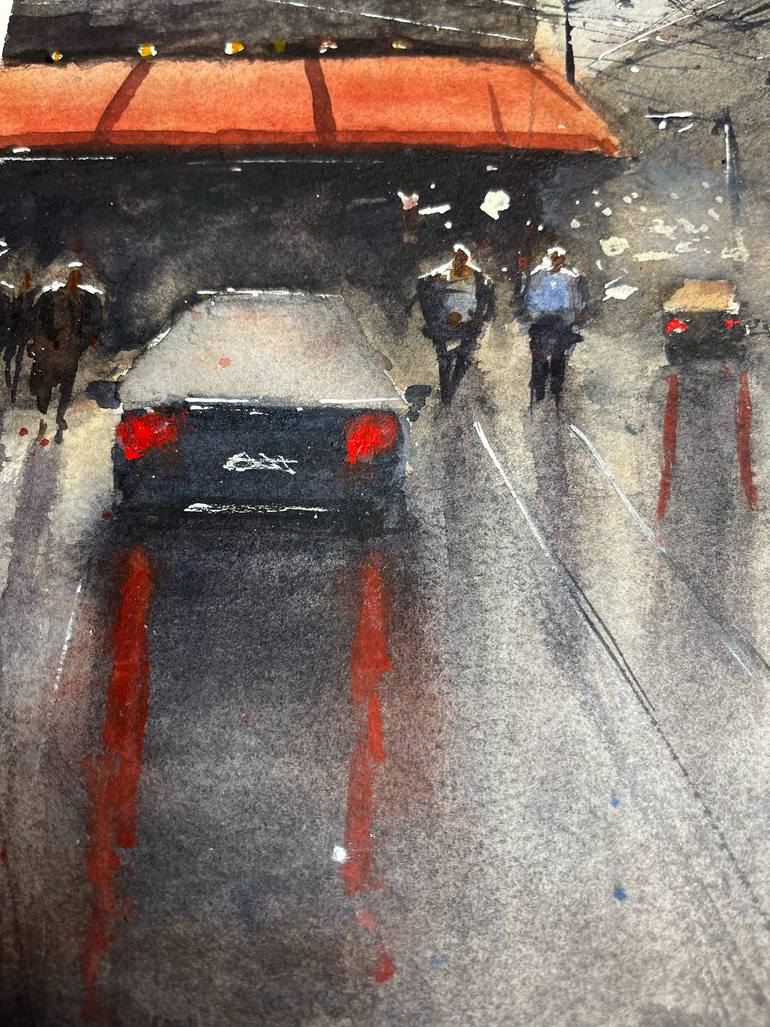 Original Impressionism Cities Painting by Yan Burbano