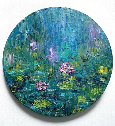 Original Impressionism Garden Paintings by Pooja Verma