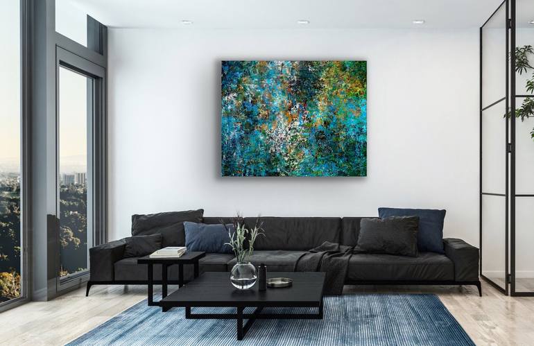 Original Abstract Expressionism Abstract Painting by Pooja Verma