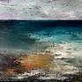 close up of texture and palette knife strokes