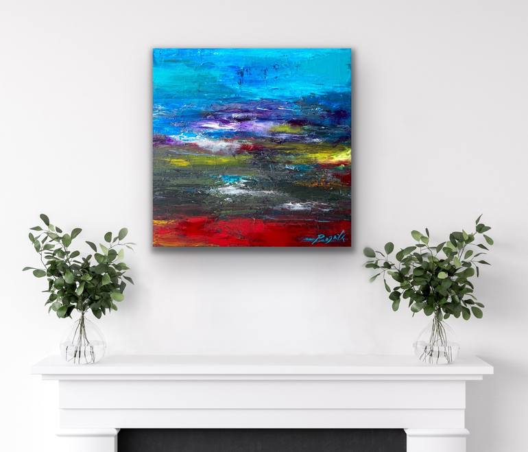 Original Abstract Seascape Painting by Pooja Verma