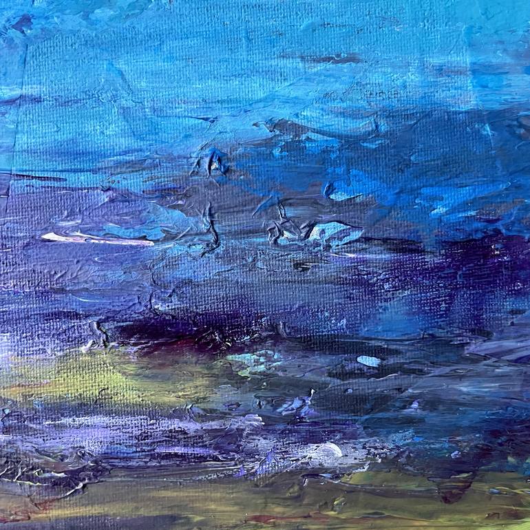 Original Abstract Seascape Painting by Pooja Verma