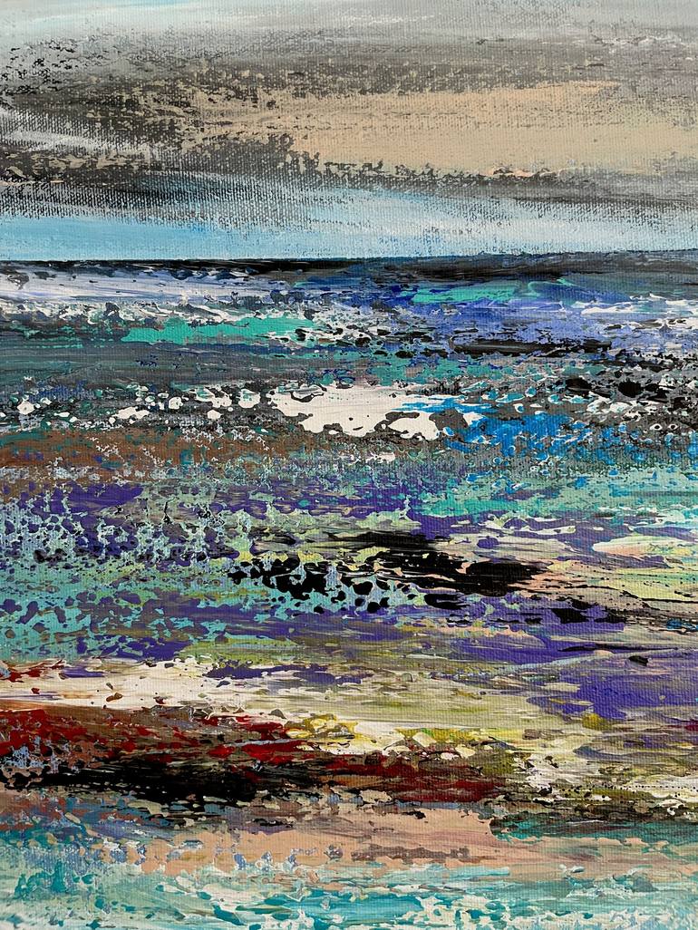 Original Abstract Seascape Painting by Pooja Verma