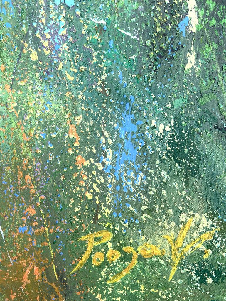 Original Impressionism Nature Painting by Pooja Verma