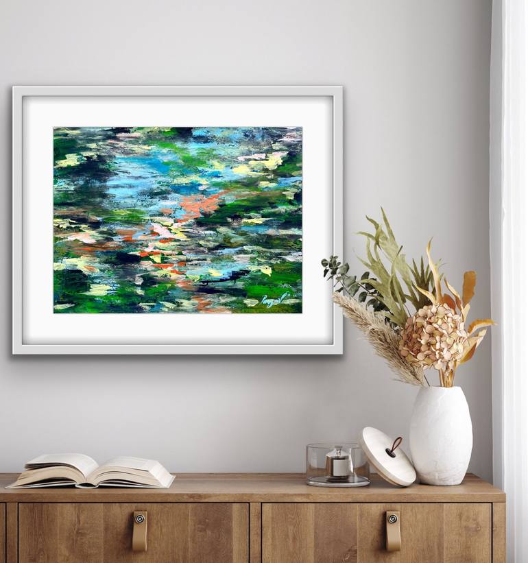 Original Impressionism Abstract Painting by Pooja Verma