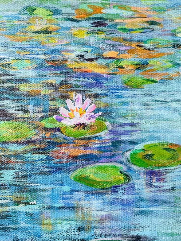 Original Impressionism Nature Painting by Pooja Verma