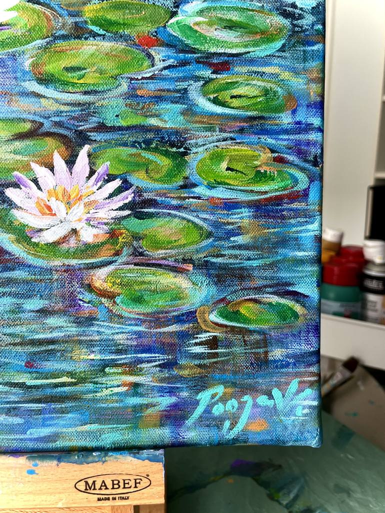 Original Impressionism Nature Painting by Pooja Verma