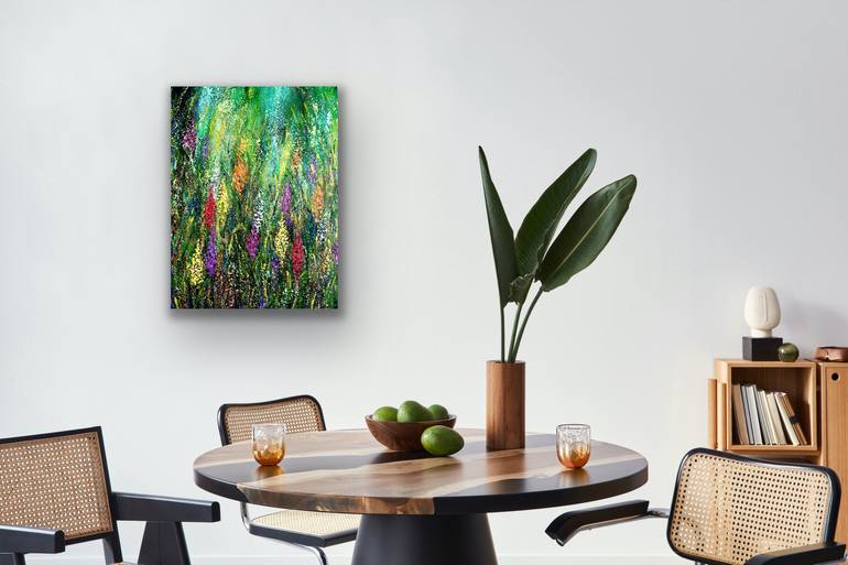 Original Impressionism Nature Painting by Pooja Verma