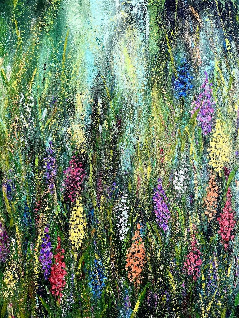 Original Impressionism Nature Painting by Pooja Verma