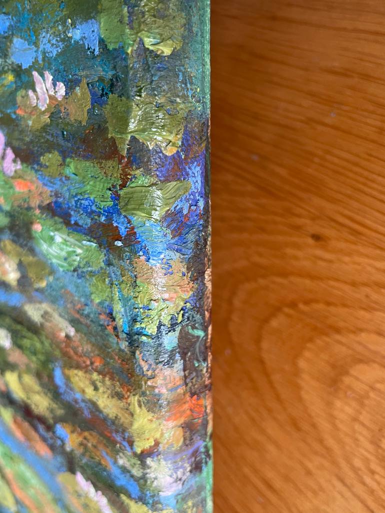 Original Abstract Garden Painting by Pooja Verma