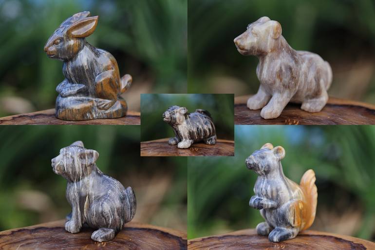 Original Figurative Animal Sculpture by Batu Air