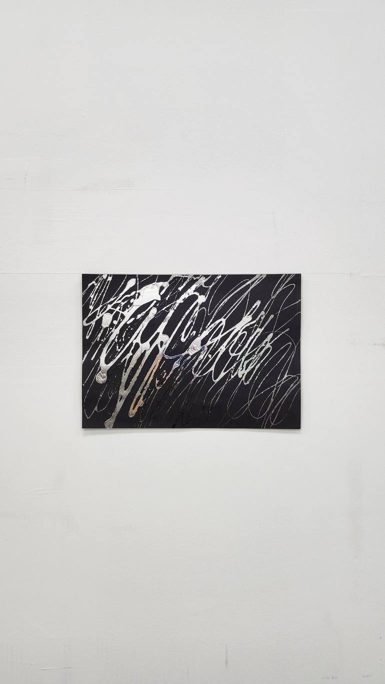 Original Abstract Expressionism Abstract Mixed Media by Eeon Kang