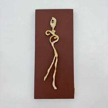 Wall collage "The Magic Mood" #5 bronze sculpture thumb