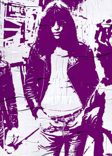 Joey Ramone Pop Art Portrait - Vertical 1 thumb